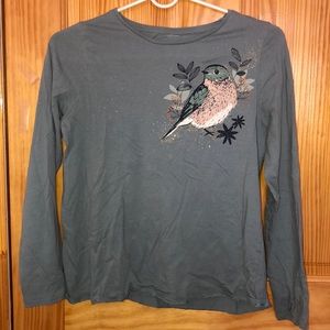 Zara girls long sleeve tee